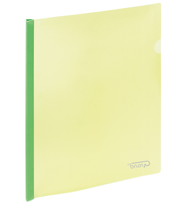 Skoroszyt Plastikowy z grzbietem wsuwanym-zaciskowym 9111 zielony | eazbiuro.pl | Postaw na jakość!