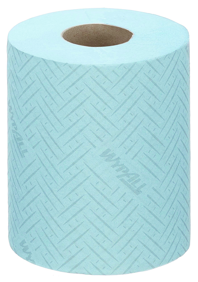 Ręcznik papierowy WYPALL L10 General Clean, centralne odwijanie, 1-warstwowy, 6 rolek x 280 listków, niebieski