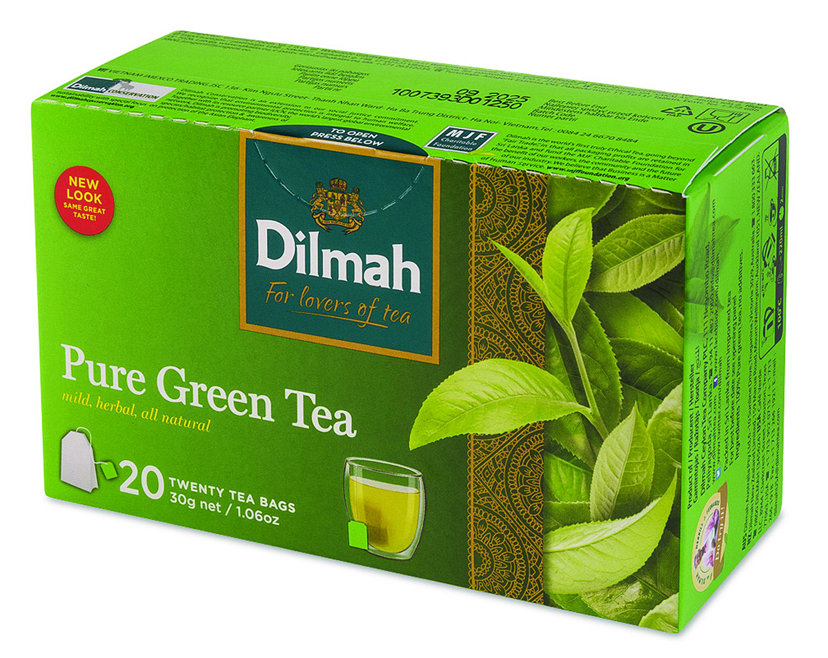 Herbata dilmah, zielona, 20 torebek Herbata dilmah, zielona, 20 torebek