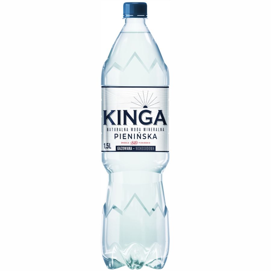 Woda mineralna Kinga Pienińska gazowana 1,5l - kaucja