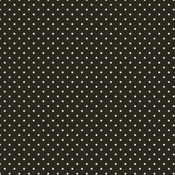 Serwetki Papierowe White Dots on Black 33 x 33 cm Daisy Lunch napkins