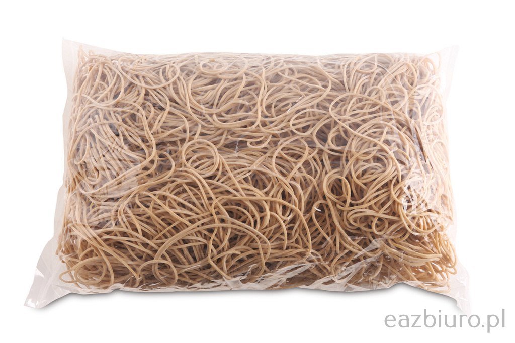 Gumki reCepturki Office Products, średnica 70mm, 1,5x1,5mm, 60% kauczuku, 1000g, zgrzewka, naturalne