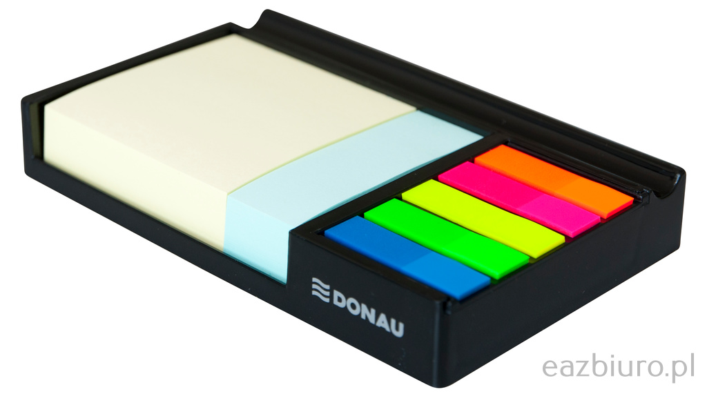 Przybornik z szufladką na karteczki i zakładki Donau | eazbiuro.pl | Kup bez wahania!