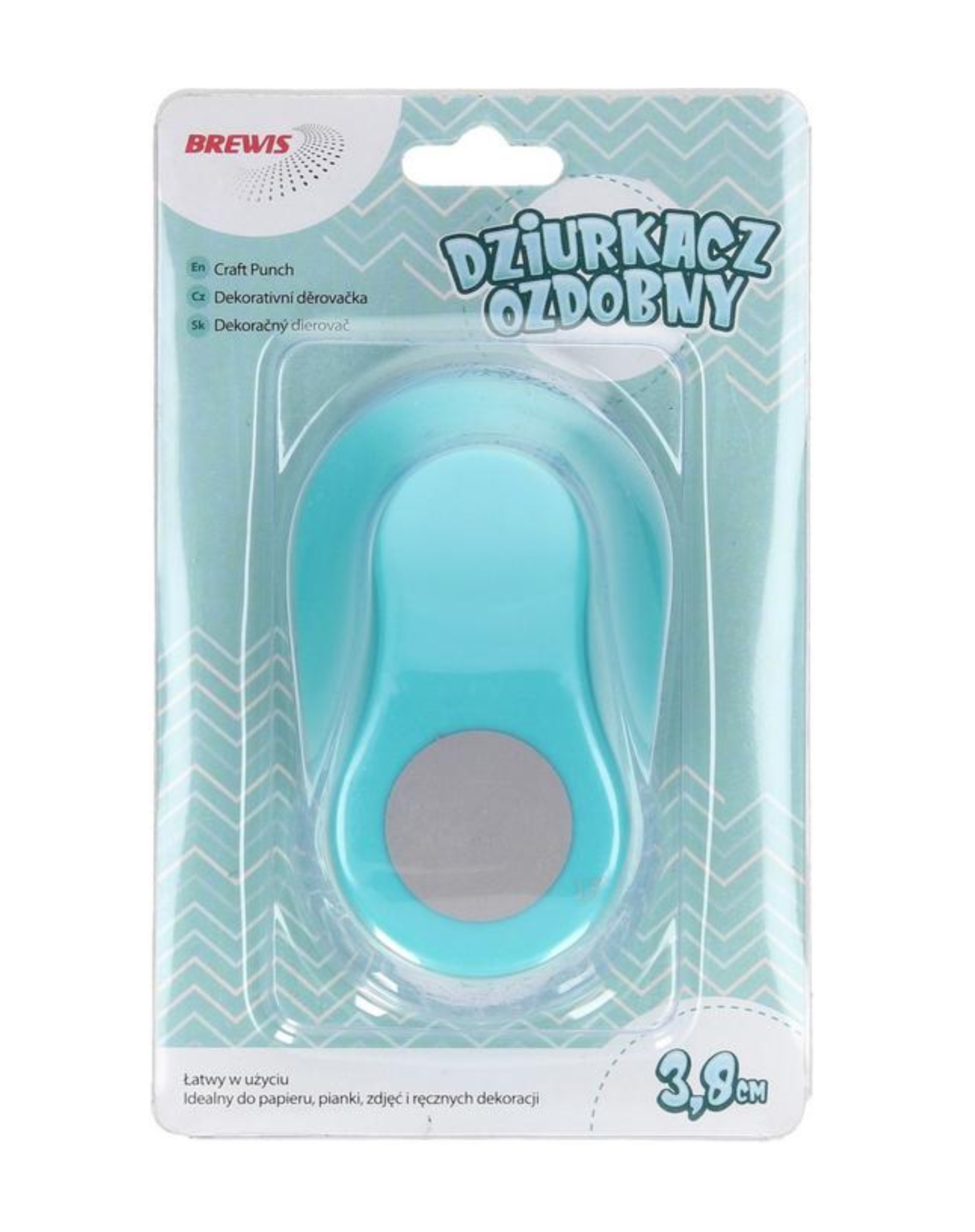 Dziurkacz ozdobny 3,8 cm koło do biura | eazbiuro.pl | Wybierz najlepsze!