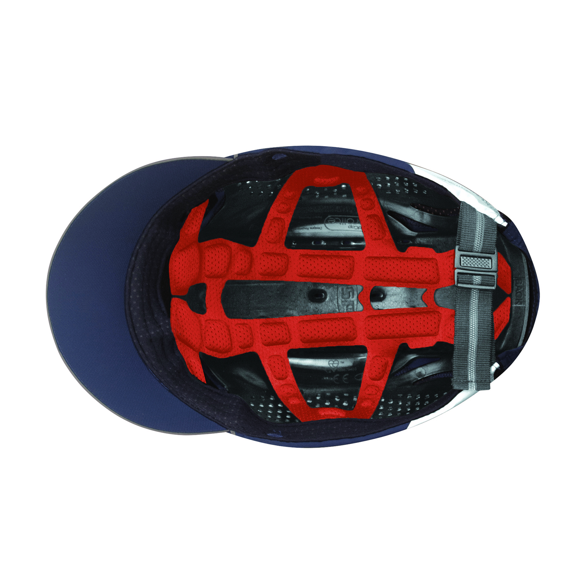 Lekka czapka ochronna HardCap Aerolite®, 2,5cm daszek, czarna