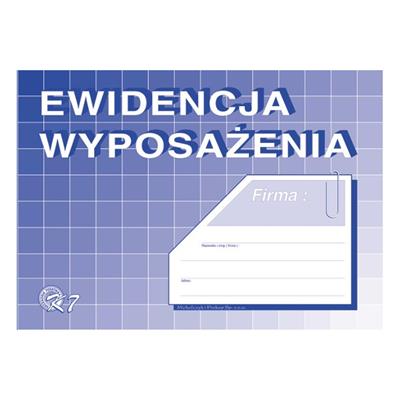 Druk ewidencja wyposażenia M&P