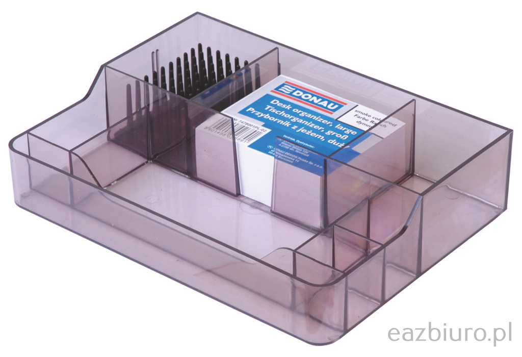 Przybornik na biurko Donau z jeżem dymny | eazbiuro.pl | Zamów natychmiast!