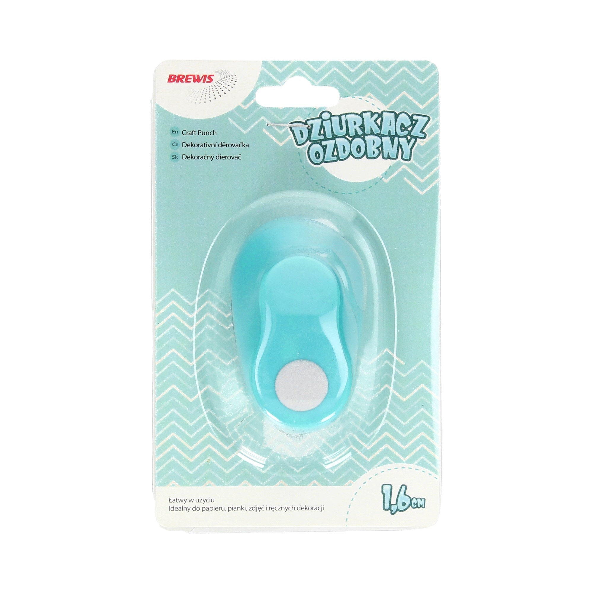 Dziurkacz ozdobny 1,6 cm koło do biura | eazbiuro.pl | Kup sprytnie!