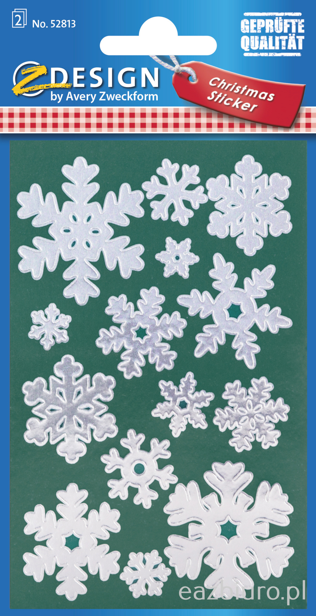 Naklejki - srebrne gwiazdy avery z-design | eazbiuro.pl | Weź najlepsze!