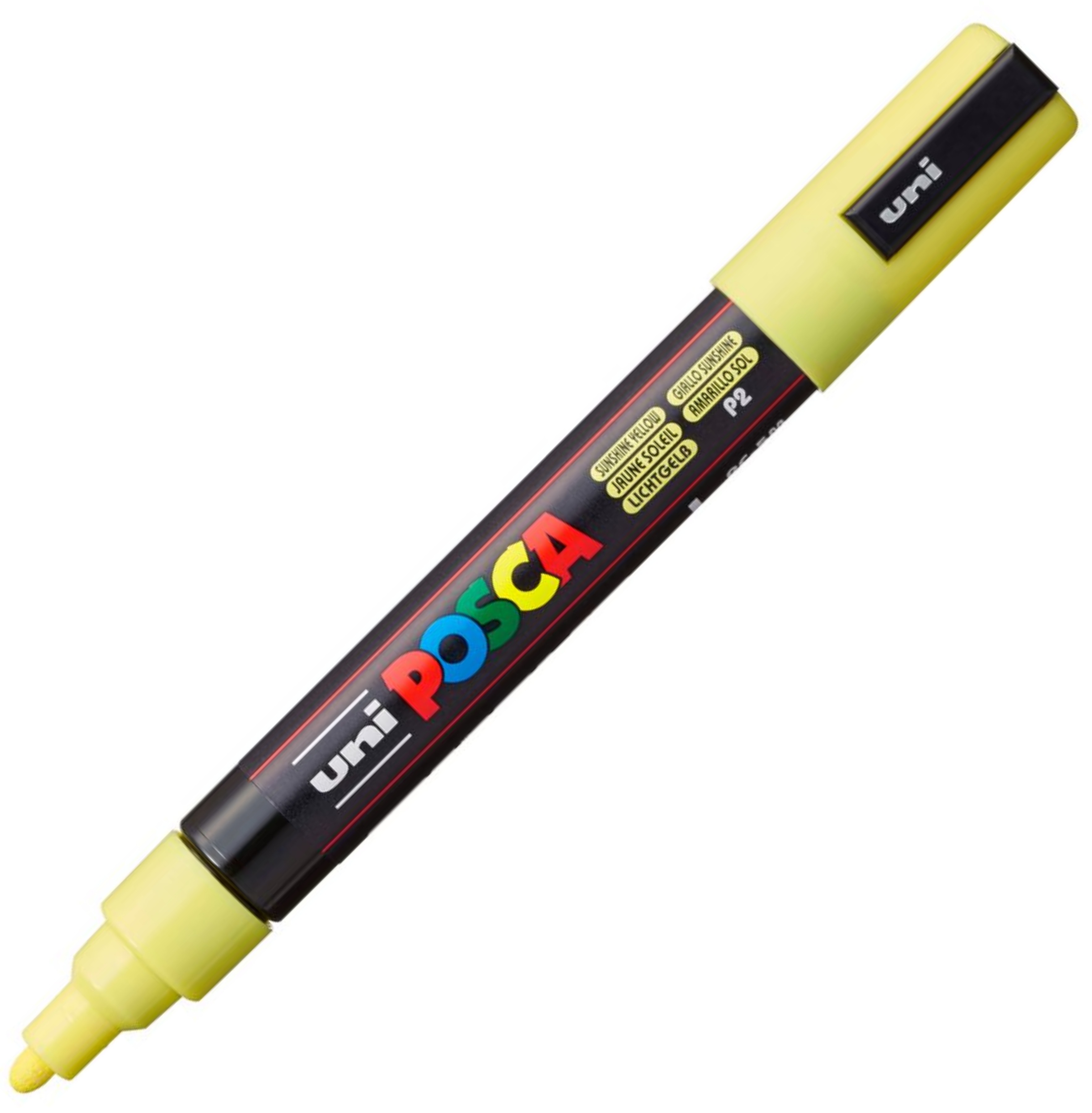 Pc-5 m pastelowy żółty marker posca uni | eazbiuro.pl | Kup pewnie!