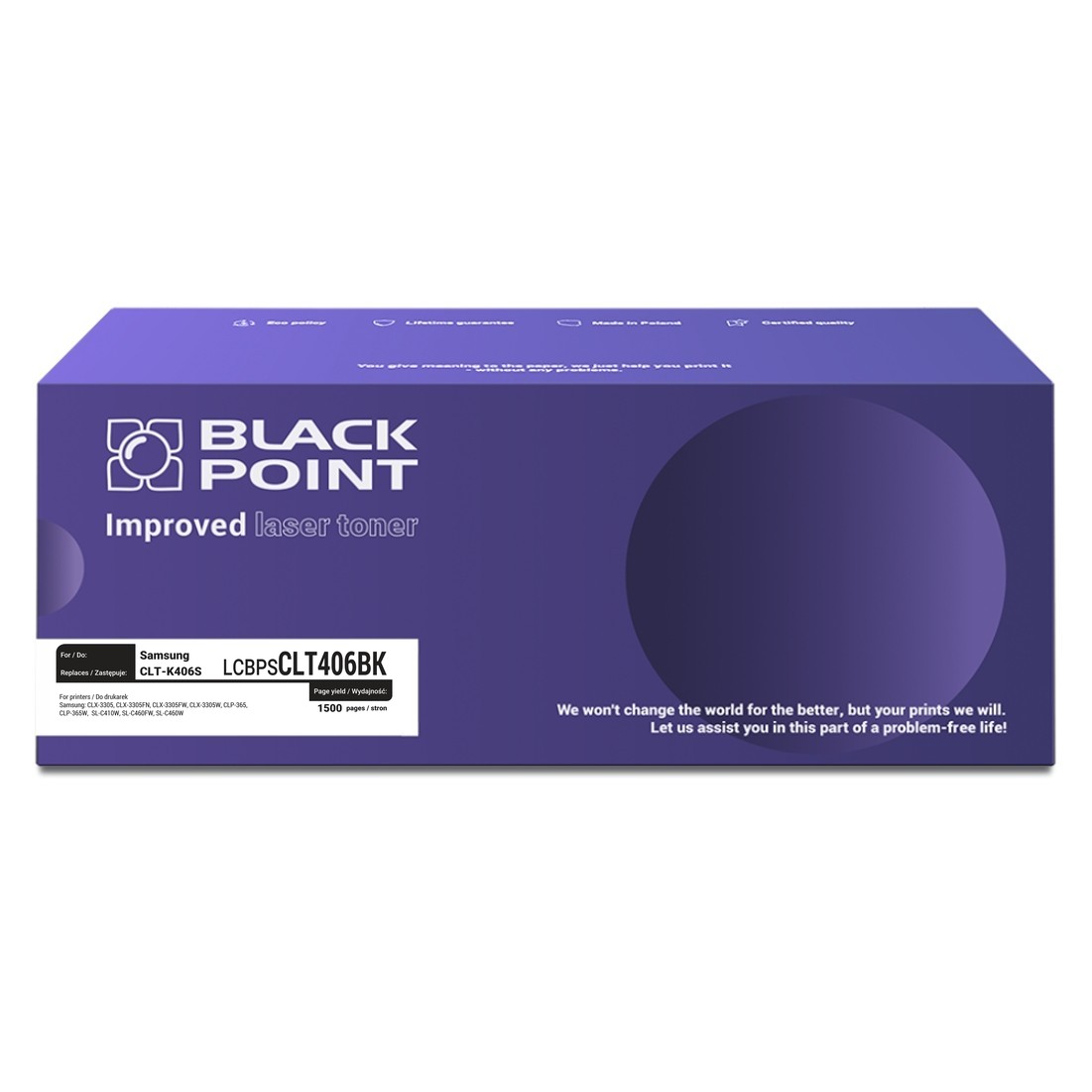 Toner Black Point clt-k406s - lcBlack Pointsclt406bk Toner Black Point clt-k406s - lcBlack Pointsclt406bk
