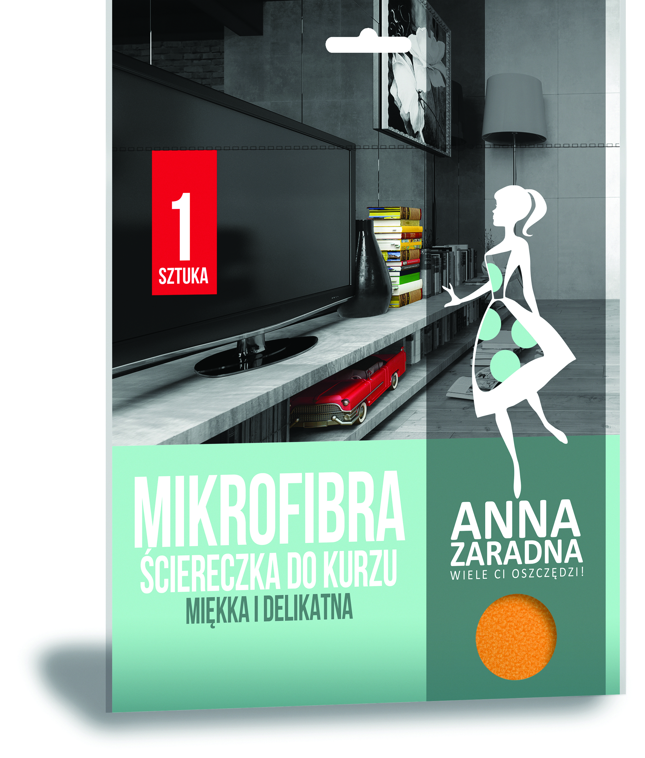 Ściereczka z mikrofibry do kurzu Anna Zaradna