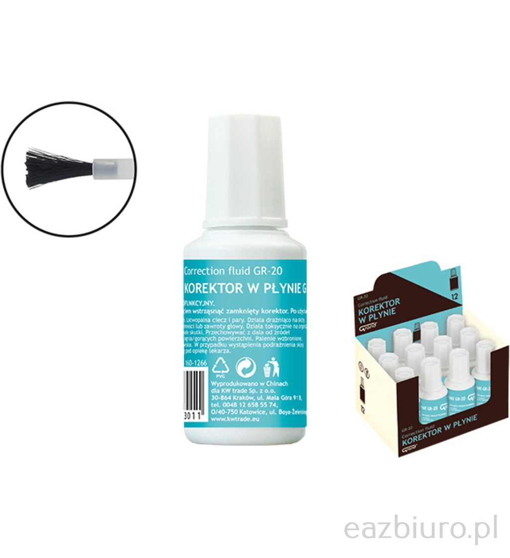 Korektor Grand w butelce gr-20 - 20 ml | eazbiuro.pl | Dodaj do koszyka!