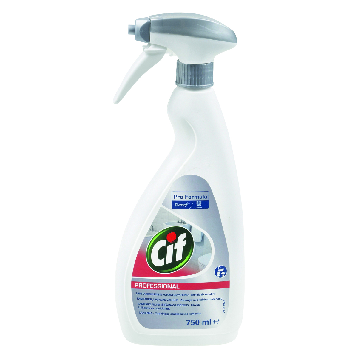 Preparat Cif diversey 2w1, do mycia sanitariatów i łazienek, 750ml Preparat Cif diversey 2w1, do mycia sanitariatów i łazienek, 750ml
