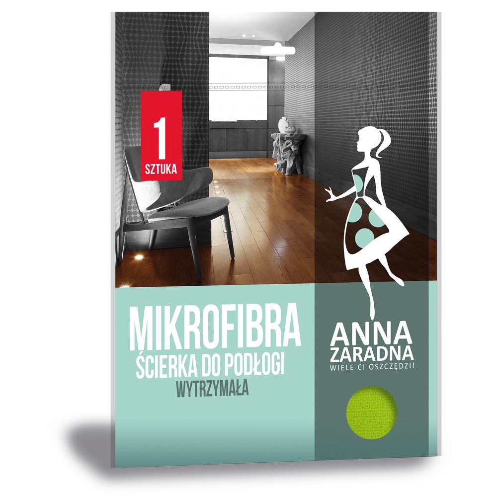 Ściereczka do podłogi z mikrofibry Anna Zaradna Ściereczka do podłogi z mikrofibry Anna Zaradna