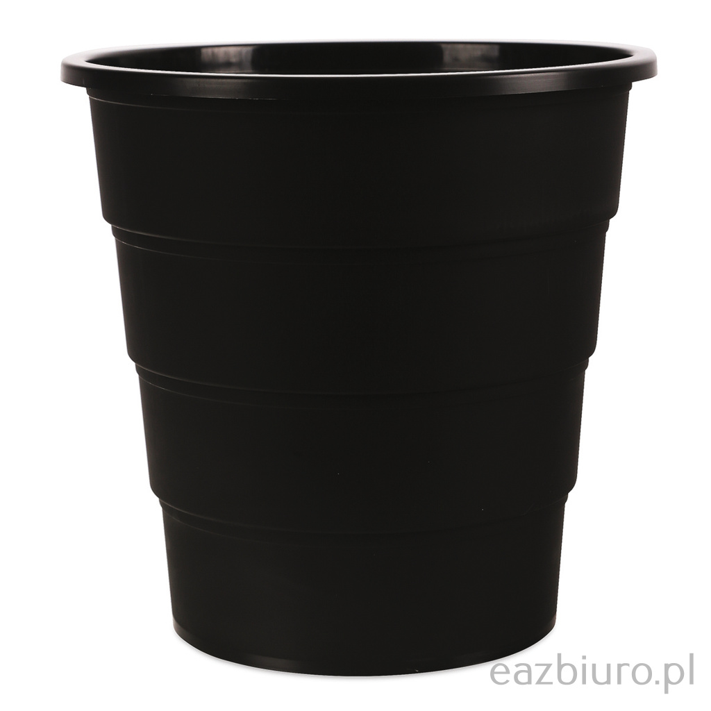 Kosz na śmieci Office Products, pełny, 16l, czarny Kosz na śmieci Office Products, pełny, 16l, czarny