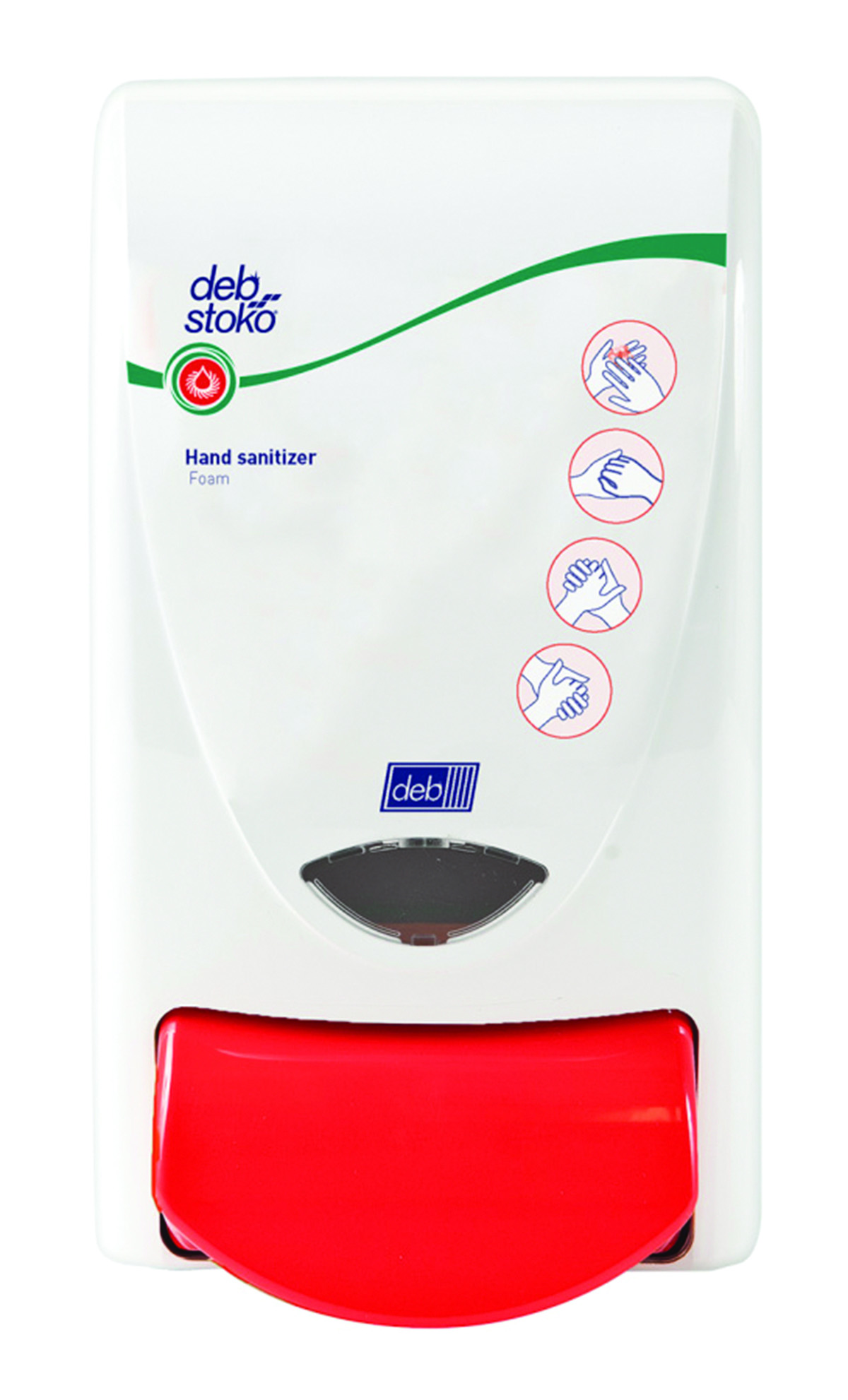 Dozownik pianowego środka dezynfekcyjnego deb instant foam, 1000ml, biały