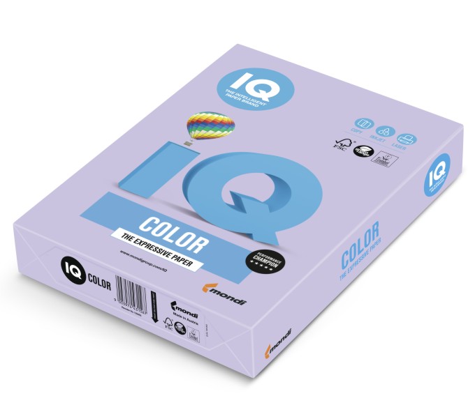 Papier ksero iq color A4 lawendowy lA12