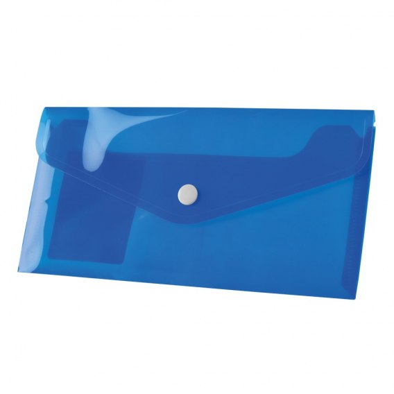 Koperta pp na zatrzask DL niebieska Tetis | eazbiuro.pl | Weź okazję!