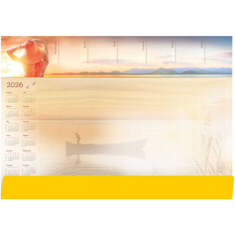 Podkładka biuwar kalendarz z planerem A2 t-1-a2-1 -- towar sezonowy dostępny tylko do | eazbiuro.pl | Zyskaj więcej!