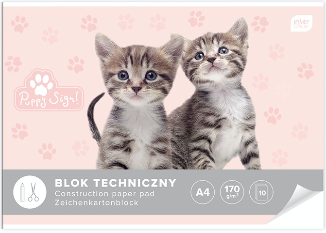 Blok techniczny A4 10k. 170g