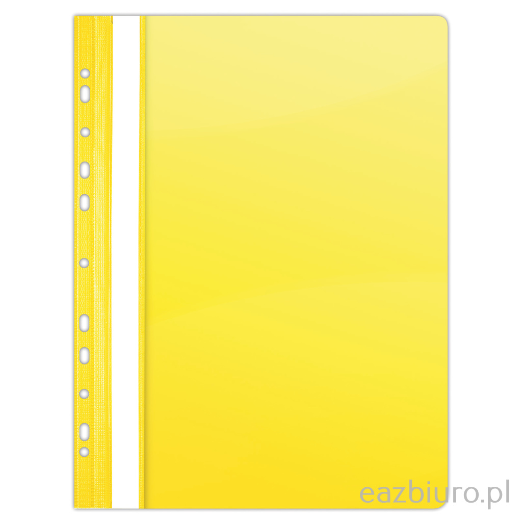 Skoroszyt Donau, pvc, A4, twardy, 150 160mikr., wpinany, żółty | eazbiuro.pl | Zamów teraz!
