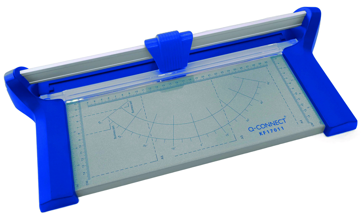 Trymer do papieru Q-CONNECT, A4, szaro-niebieski Trymer do papieru Q-CONNECT, A4, szaro-niebieski