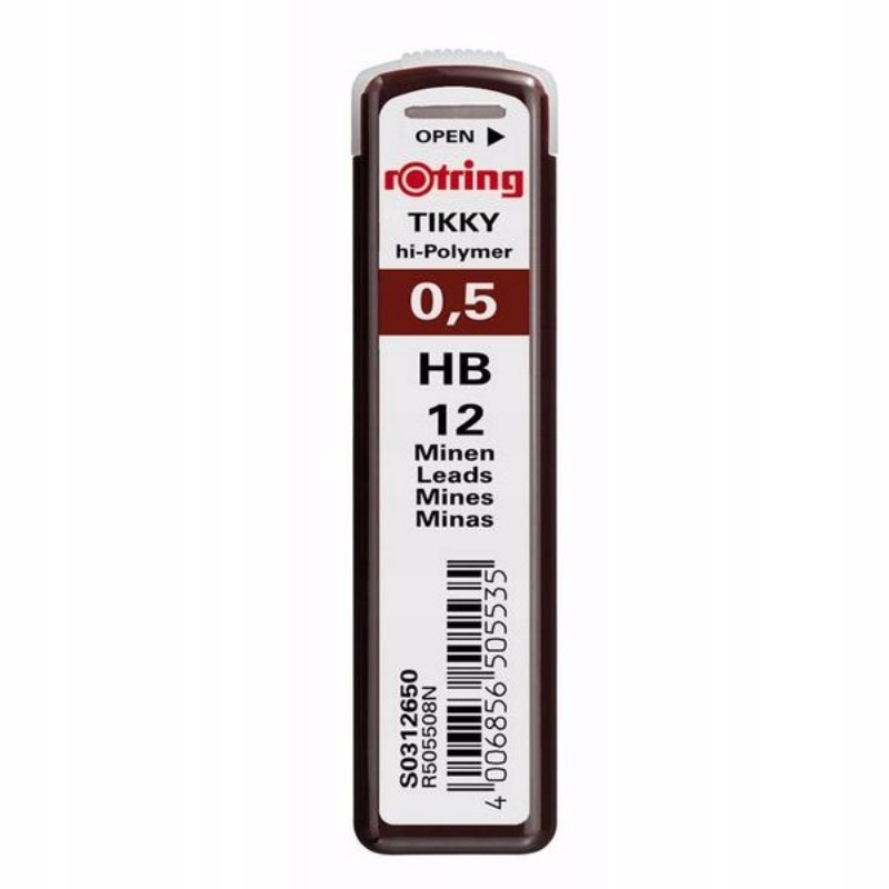 Grafity Rotring Tikky 0,5 HB do biura | eazbiuro.pl | Kup w promocji!