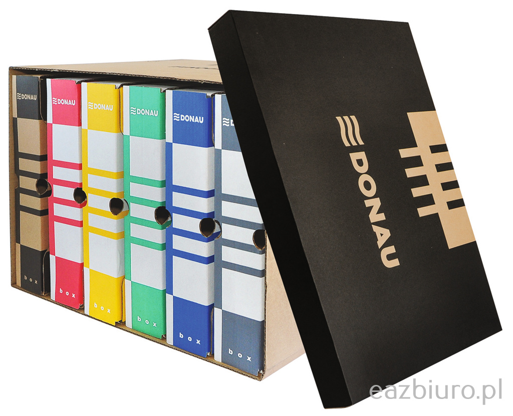 Pojemnik do archiwizacji zbiorczy Donau brązowy | eazbiuro.pl | Działaj teraz!