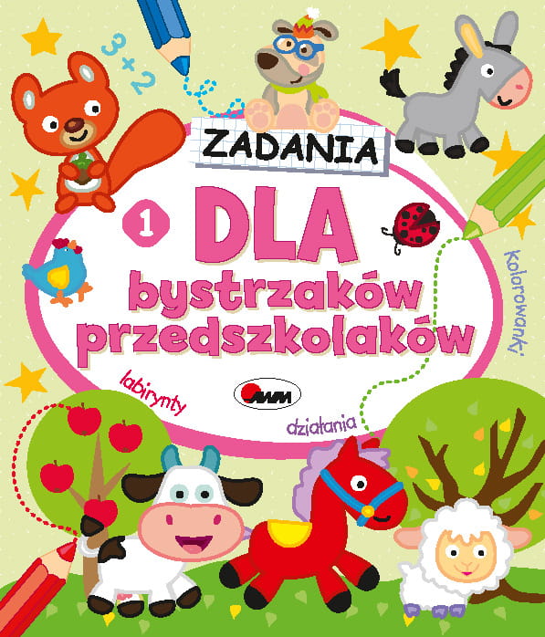 Dla bystrzaków przedszkolaków 1 – książeczka aktywizująca | Idealne na prezent Dla bystrzaków przedszkolaków 1 – książeczka aktywizująca | Idealne na prezent