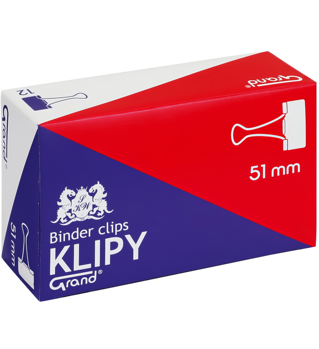 Clips double 51mm /12szt/ Grand