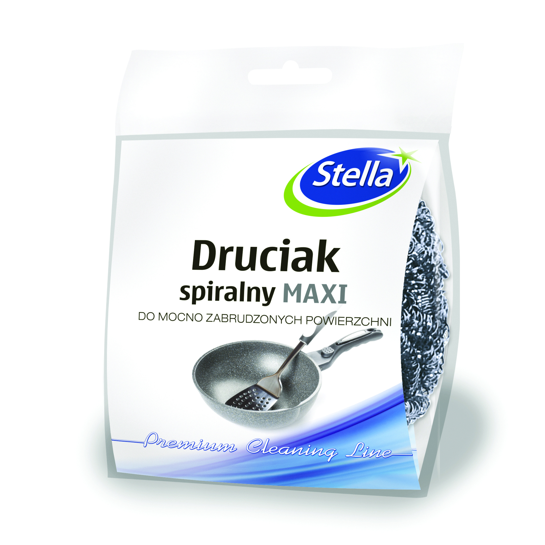 Druciak spiralny Stella, maxi, 1 sztuka, srebrny | eazbiuro.pl | Kup z dostawą!