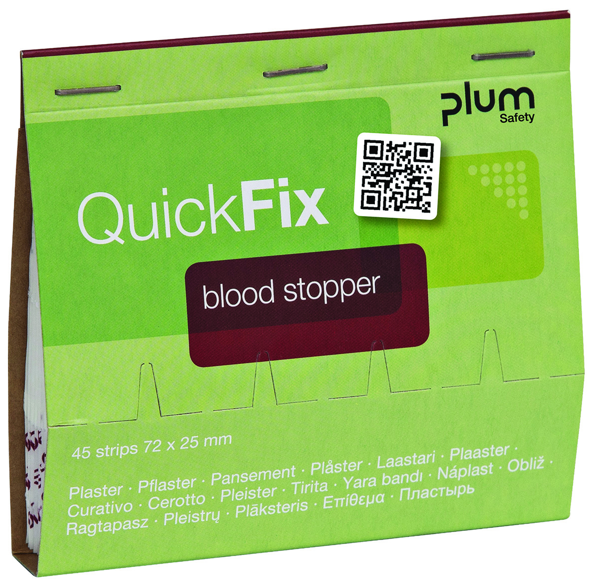 Plastry tamujące krwawienie PLUM QuickFix Blood Stopper, wkład, 45 szt.