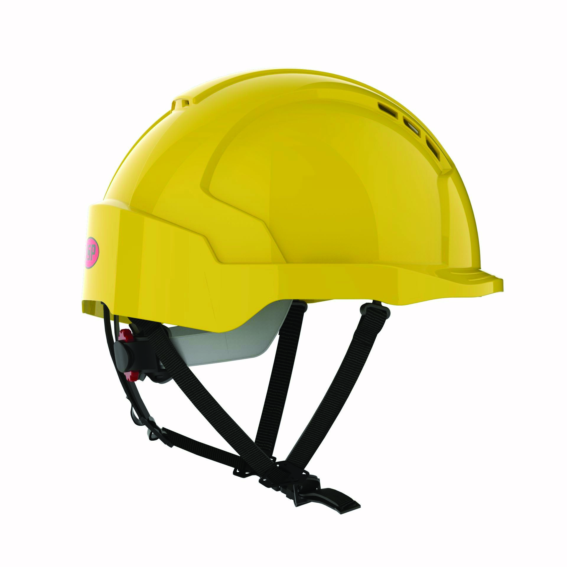 Hełm ochronny EVOLite® Linesman, regulacja na pokrętło, wentylowany, żółty
