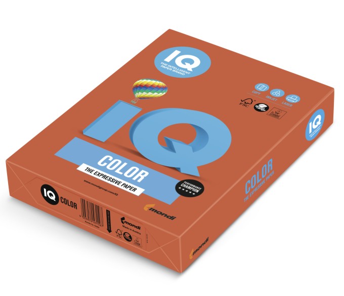 Papier ksero iq color A4 ceglasty zr09