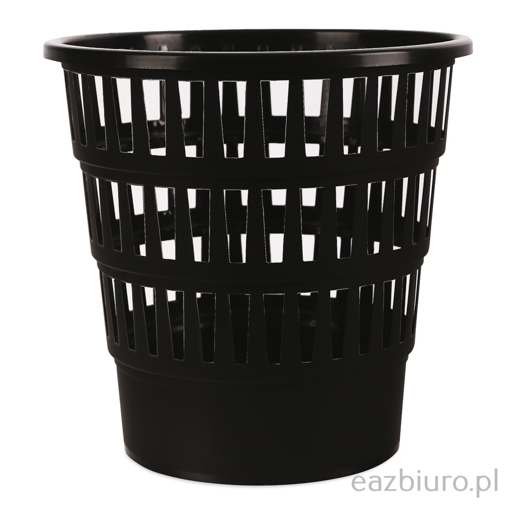 Kosz na śmieci Office Products, ażurowy, 16l, czarny Kosz na śmieci Office Products, ażurowy, 16l, czarny