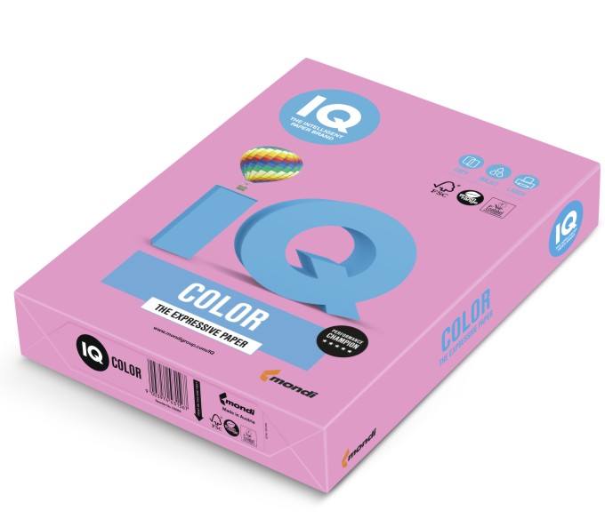 Papier ksero iq color neon A4 różowy neopi Papier ksero iq color neon A4 różowy neopi