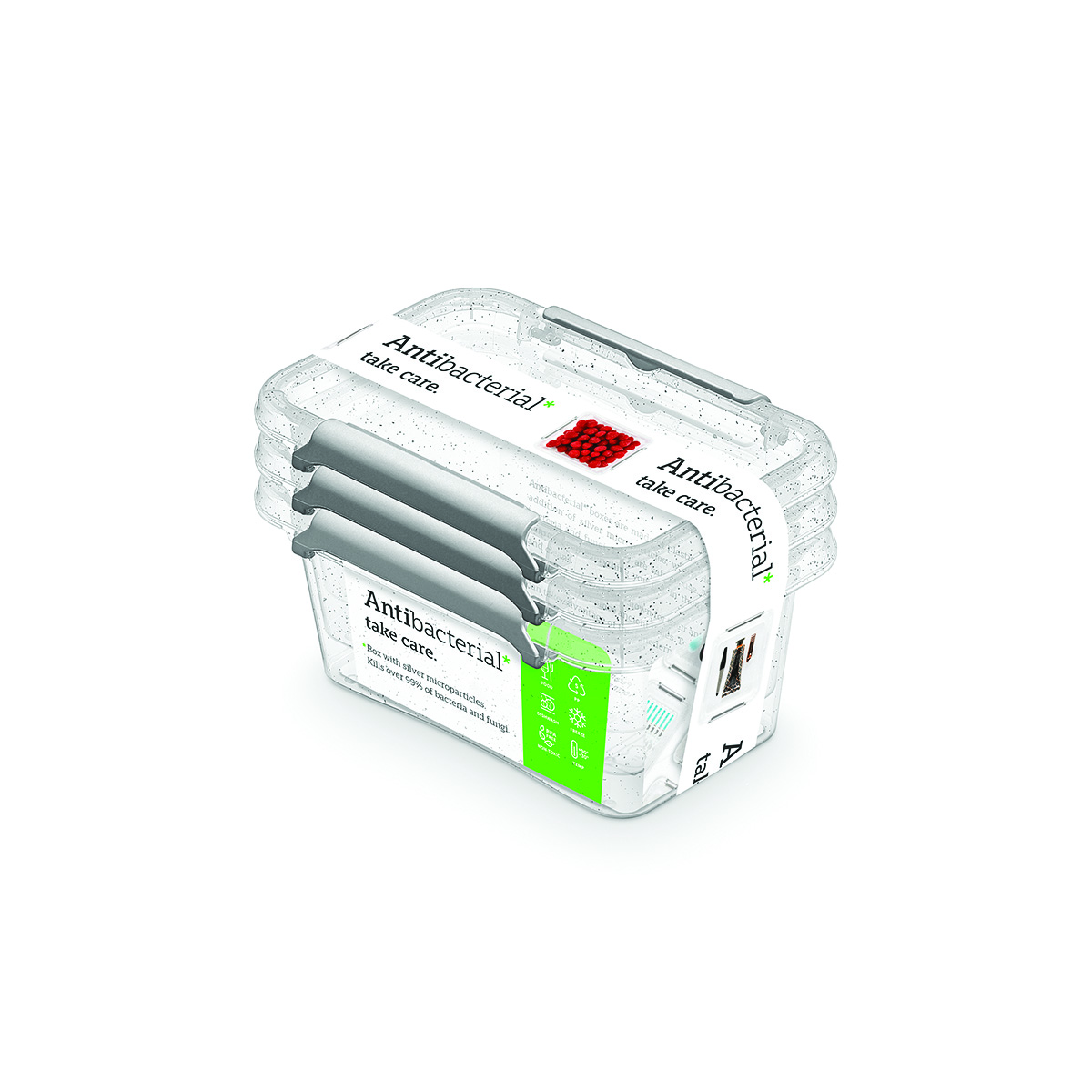 Pojemnik na żywność na Nobox 500 ml zestaw 3 sztuk | eazbiuro.pl | Działaj śmiało!