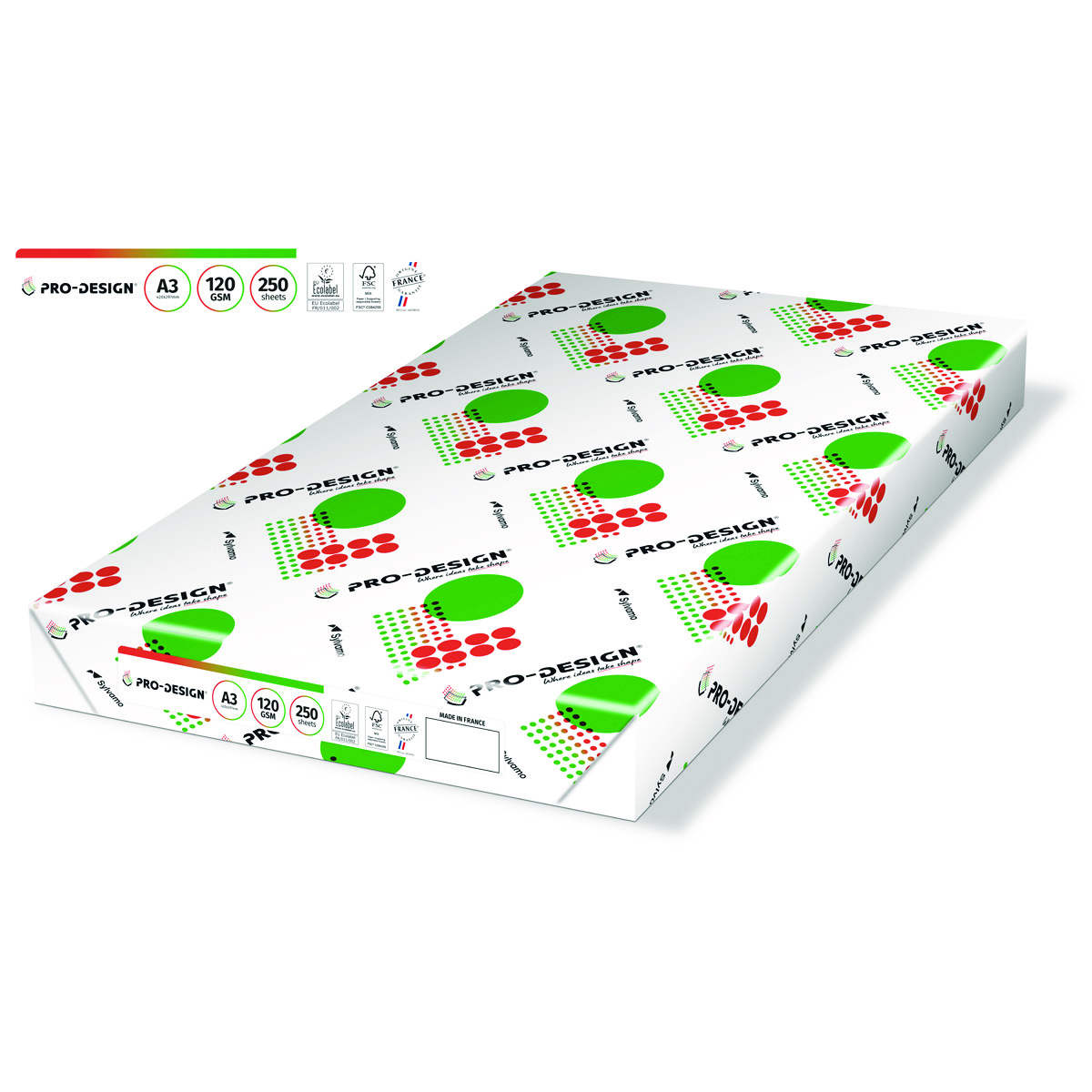 Papier ksero pro-design fsc, satynowany, klasa a++, A3, 168cie, 120gsm, 250 ark. Papier ksero pro-design fsc, satynowany, klasa a++, A3, 168cie, 120gsm, 250 ark.