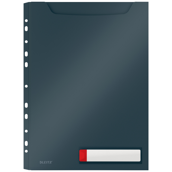 Koszulka o zwiększonej pojemności Leitz Cosy szara 3 sztuki | eazbiuro.pl | Nie czekaj!