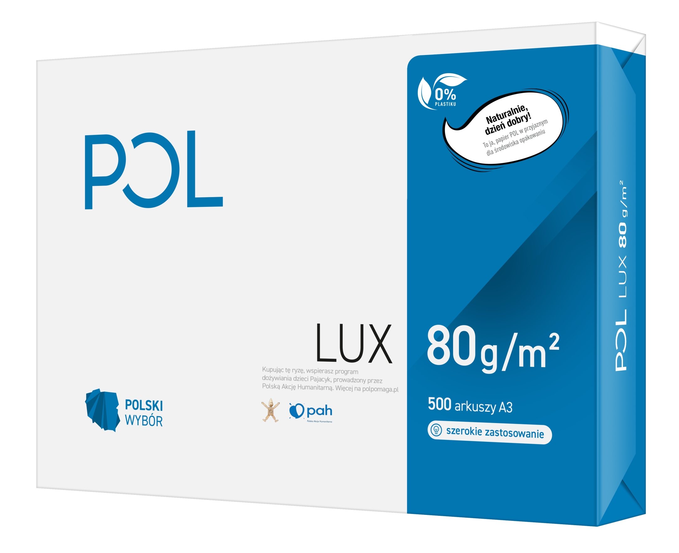 Papier ksero pollux A3 80 g/m2 500 ark.