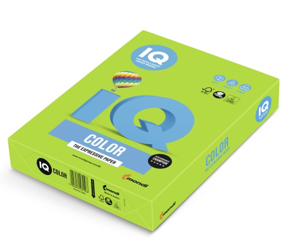 Papier ksero iq color A4 160g zielony mA42