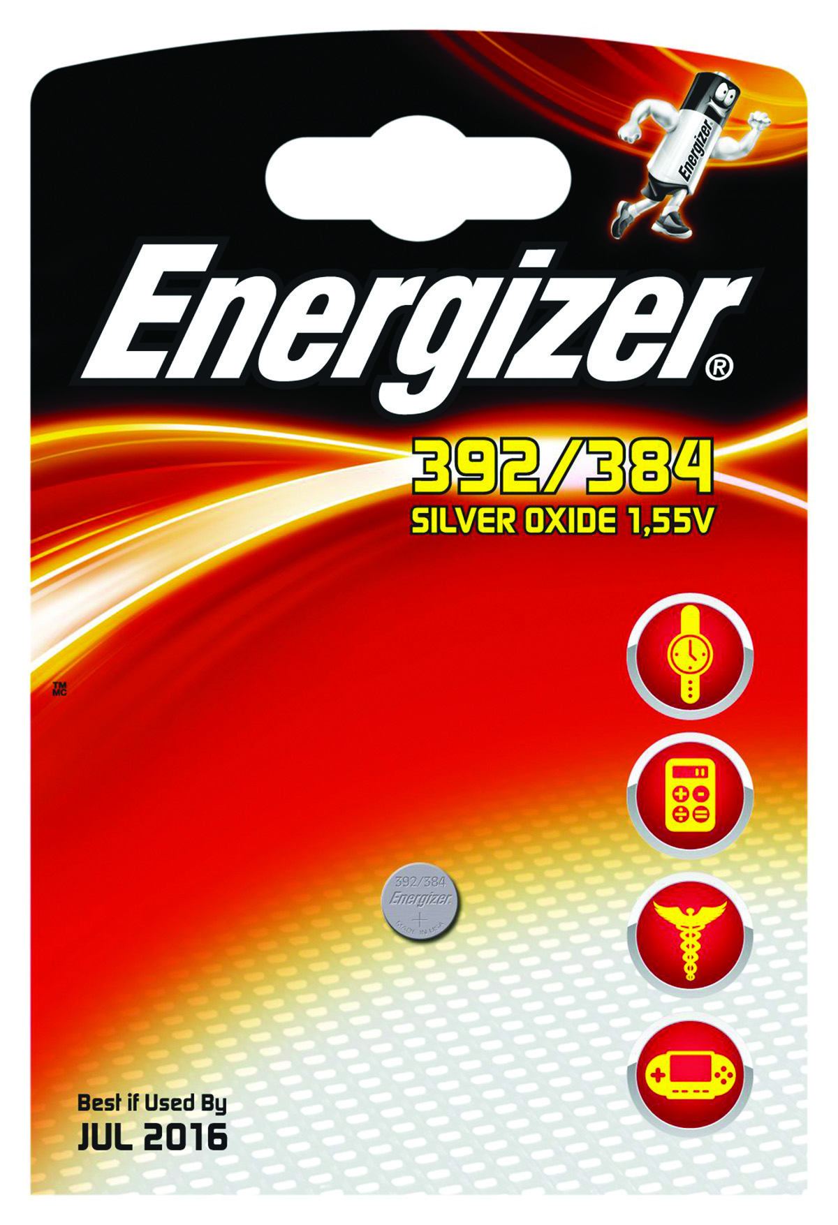 Bateria zegarkowa Energizer, 392/384