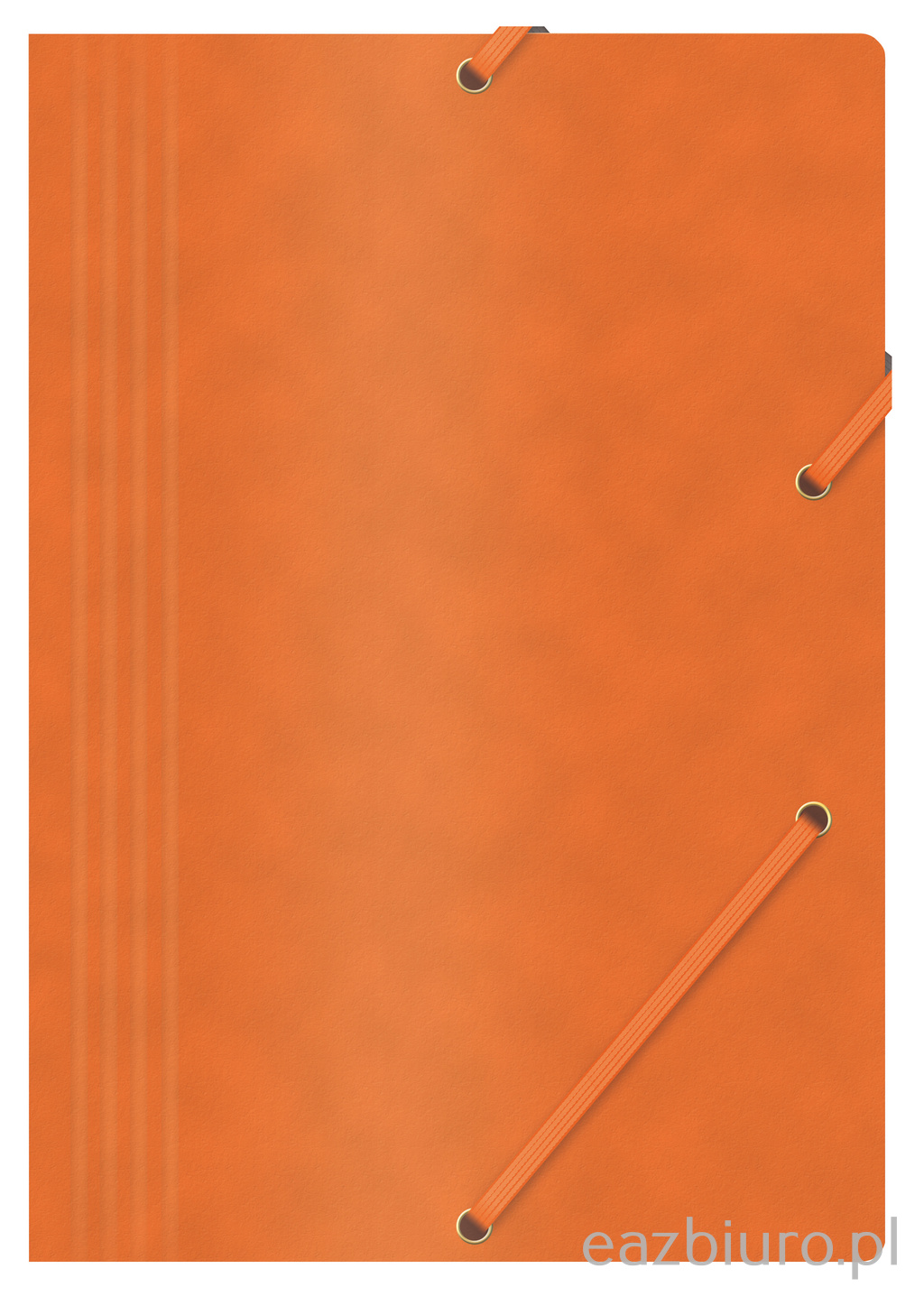 Teczka z gumką Office Products, preszpan, A4, 390gsm, 3-skrzydłowa, pomarańczowa | eazbiuro.pl | Kup taniej!