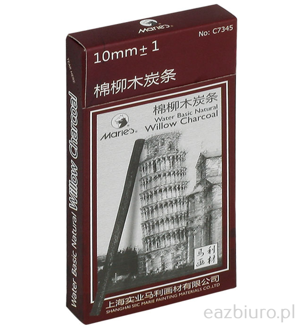 Węgiel naturalny c 7345 - zestaw 5 sztuk maries 10 mm | eazbiuro.pl | Kup bez wahania!