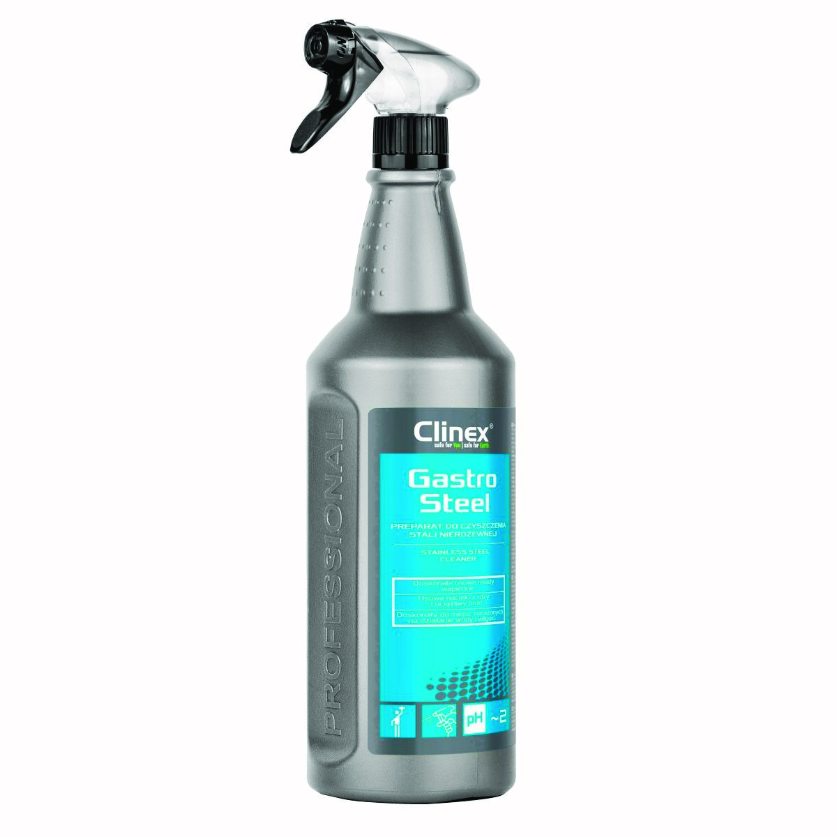Preparat Clinex Gastro Steel do czyszczenia stali nierdzewnej 1l