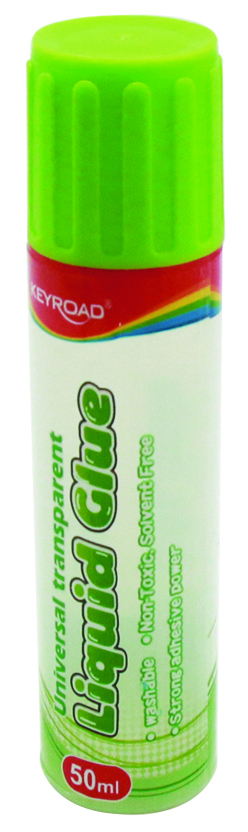 Klej w płynie Keyroad, z gąbczastą końcówką, 50ml, pakowane na displayu