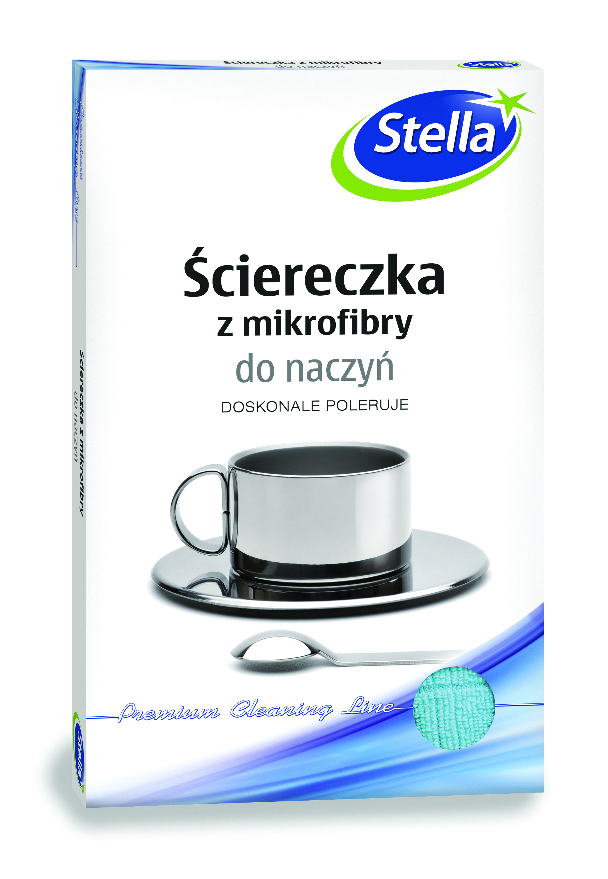 Ściereczka z mikrofibry Stella, do naczyń, 1 szt., mix Ściereczka z mikrofibry Stella, do naczyń, 1 szt., mix