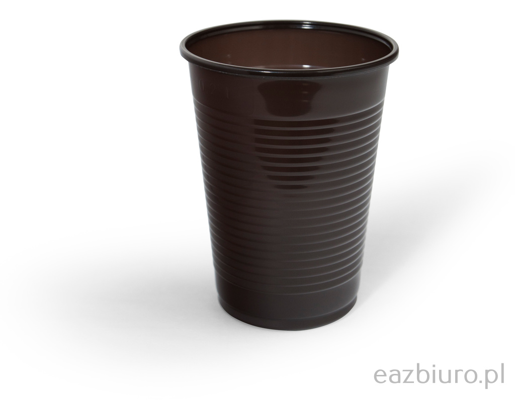 Kubek Plastikowy Office Products, termiczny, 200ml, 100 sztuk, brązowy