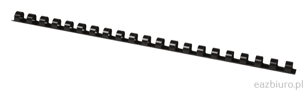 Grzbiety do bindowania Office Products, A4, 10mm (65 kartek), 100 sztuk, czarne Grzbiety do bindowania Office Products, A4, 10mm (65 kartek), 100 sztuk, czarne